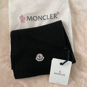 Moncler black scarf